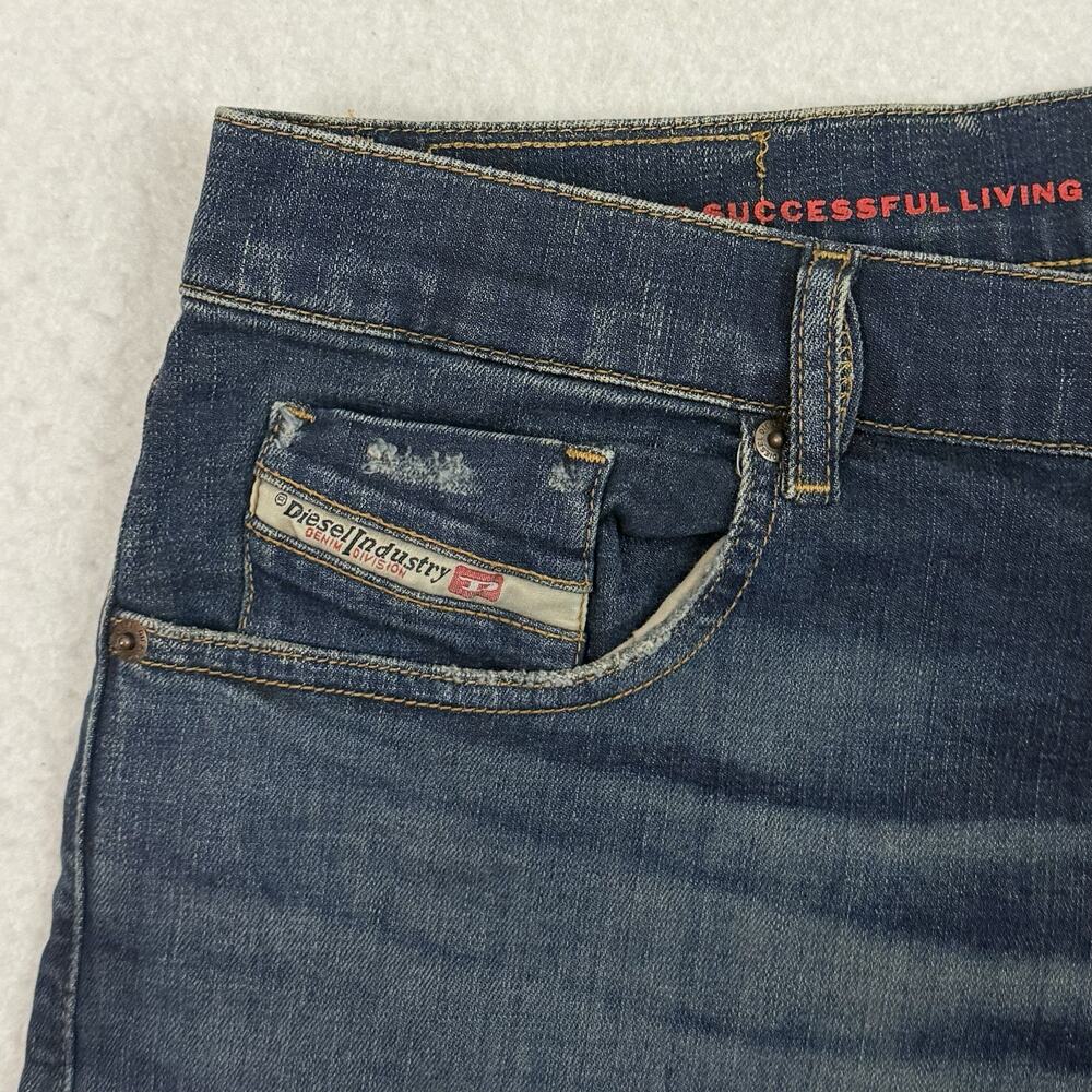 Diesel Mens Jeans Size 40x32 2019 D Strukt 09C73 Made in Italy - Picture 9 of 16